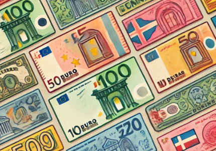 Tegning af pengesedler